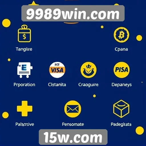 Métodos de pagamento disponíveis no site 9989win.com